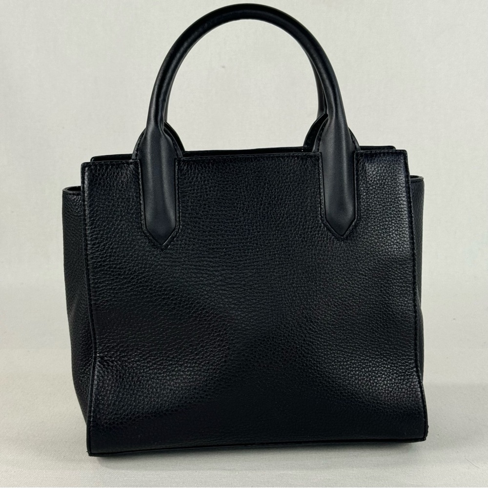 Kate Spade New York Flynn Street Small Meriwether Satchel Black Leather WKRU5488 - Picture 4 of 14